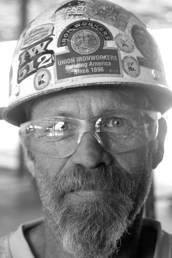 old man union Iron worker